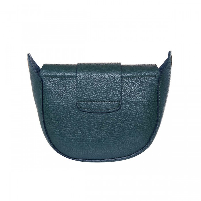 Geanta Crossbody din Piele Albastru Petrol - Betsy