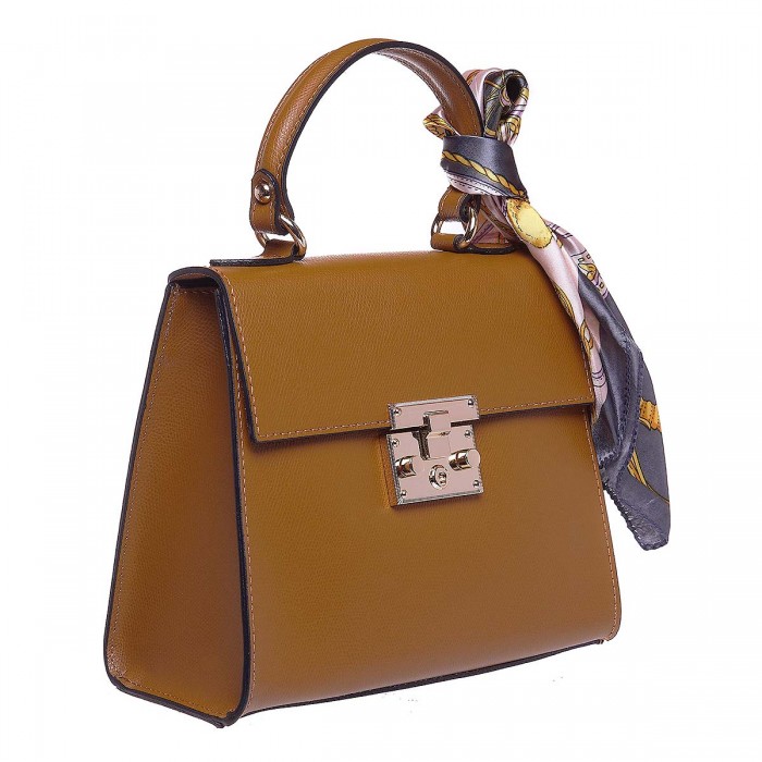 Geanta Maro cu esarfa Piele Naturala - Eline