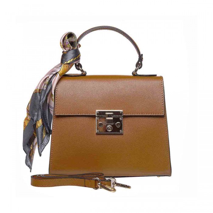 Geanta Maro cu esarfa Piele Naturala - Eline