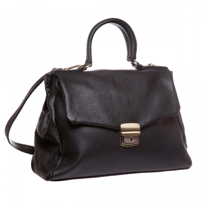 Geanta dama din Piele Naturala Neagra - Armina