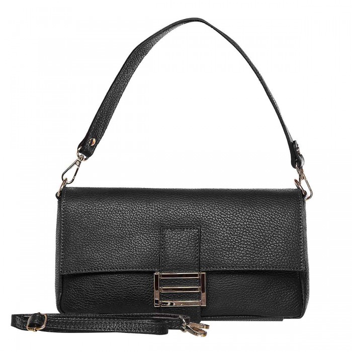 Geanta Femei Piele Neagra - Aruka