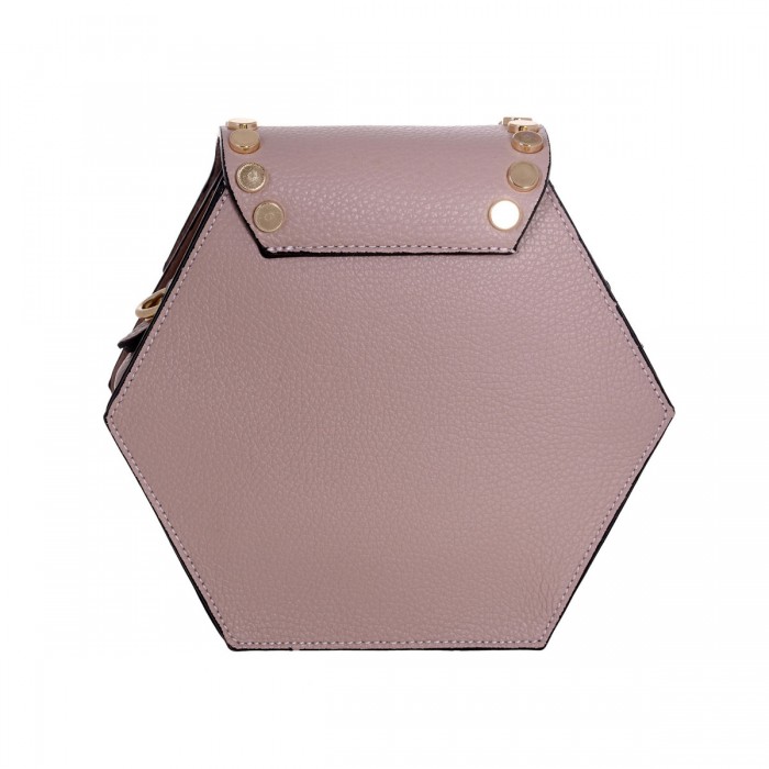 Geanta de Dama din Piele Naturala Crem Varsha