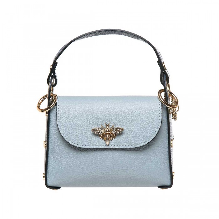 Geanta Mini Fashion din Piele Bleu - Juana