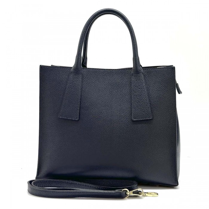 Geanta Office Piele Naturala Neagra - Saida