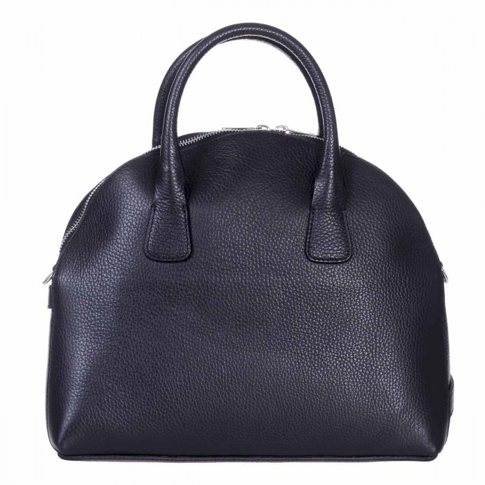 Geanta din Piele Naturala Neagra Mandara