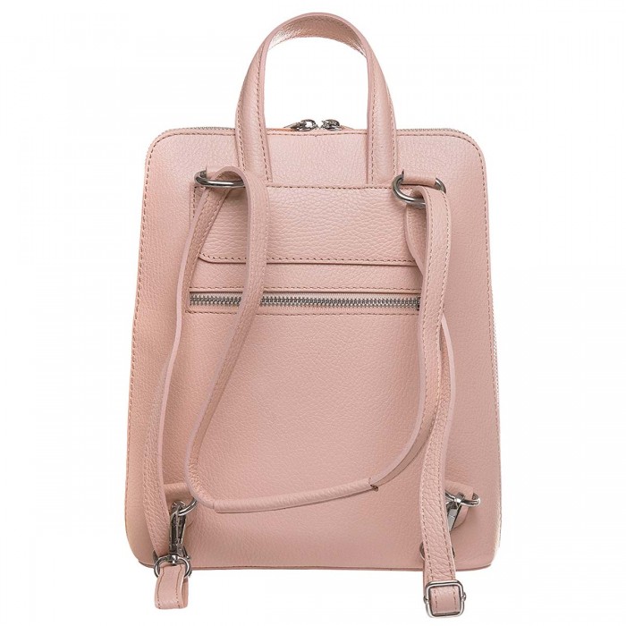 Rucsac Nude-Roze din Piele Naturala - Consuelo