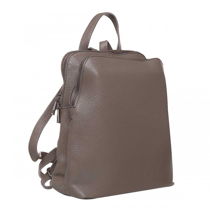 Rucsac Grej din Piele Naturala - Gracie