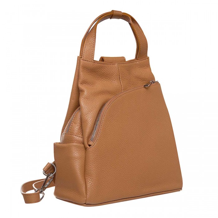 Rucsac Dama Practic din Piele Maro - Lola