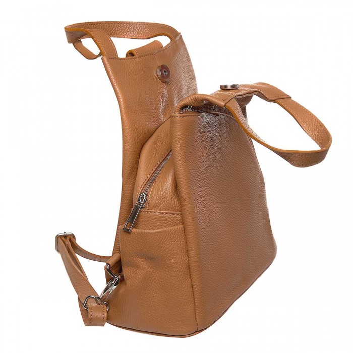 Rucsac Dama Practic din Piele Maro - Lola