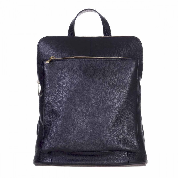 Rucsac din Piele Naturala Neagra - Gabella