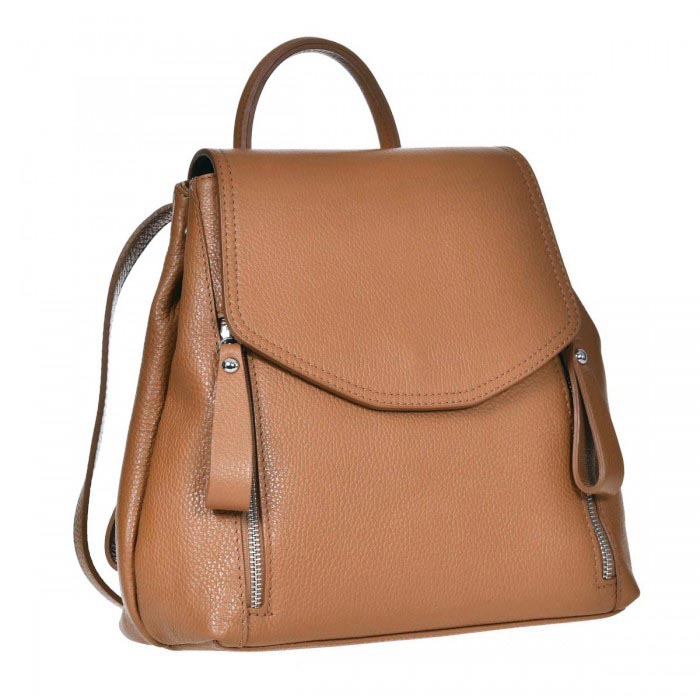 Rucsac Dama din Piele Naturala Maro - Nina