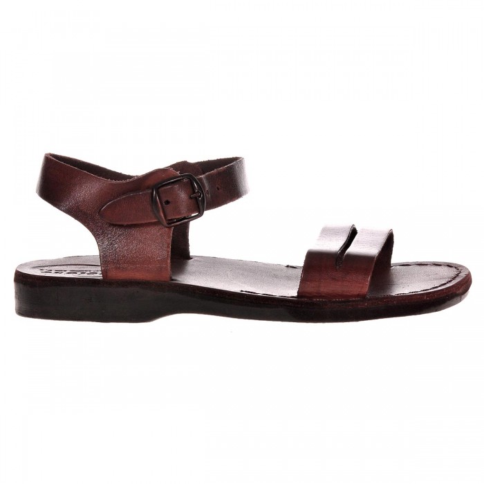 Sandale Romane Unisex din piele naturala Maro - Amos