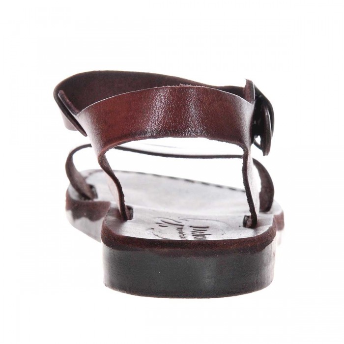 Sandale Romane Unisex din piele naturala Maro - Amos