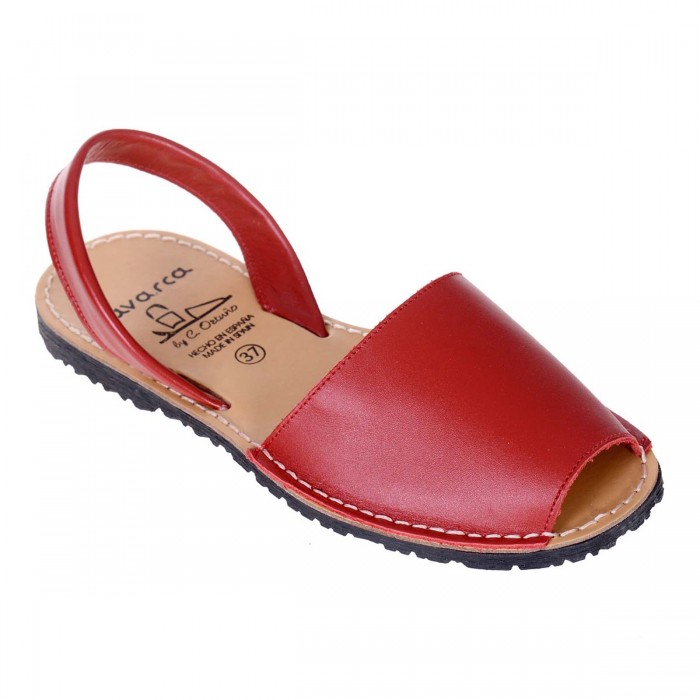 Sandale AVARCA din Piele Rosie