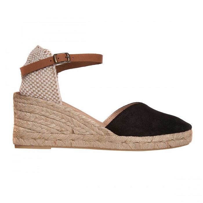 Sandale talpa ortopedica Piele Intoarsa Neagra - Kisa