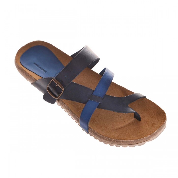 Sandale Romane din piele naturala albastra - Tao