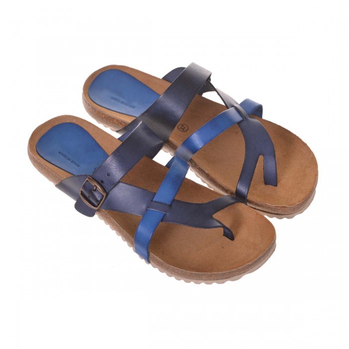 Sandale Romane din piele naturala albastra - Tao